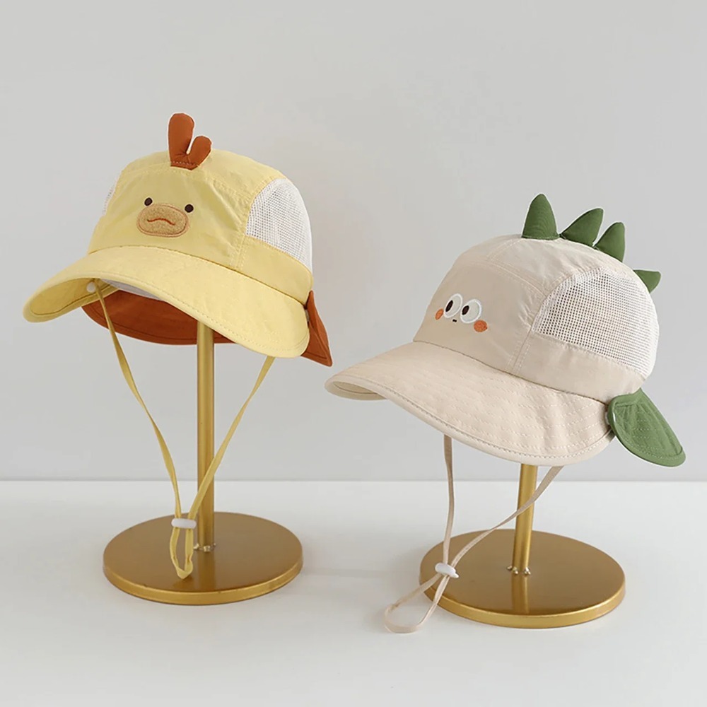 Baby Products For Summer - Schattige cartoon baby strandhoed met beren-