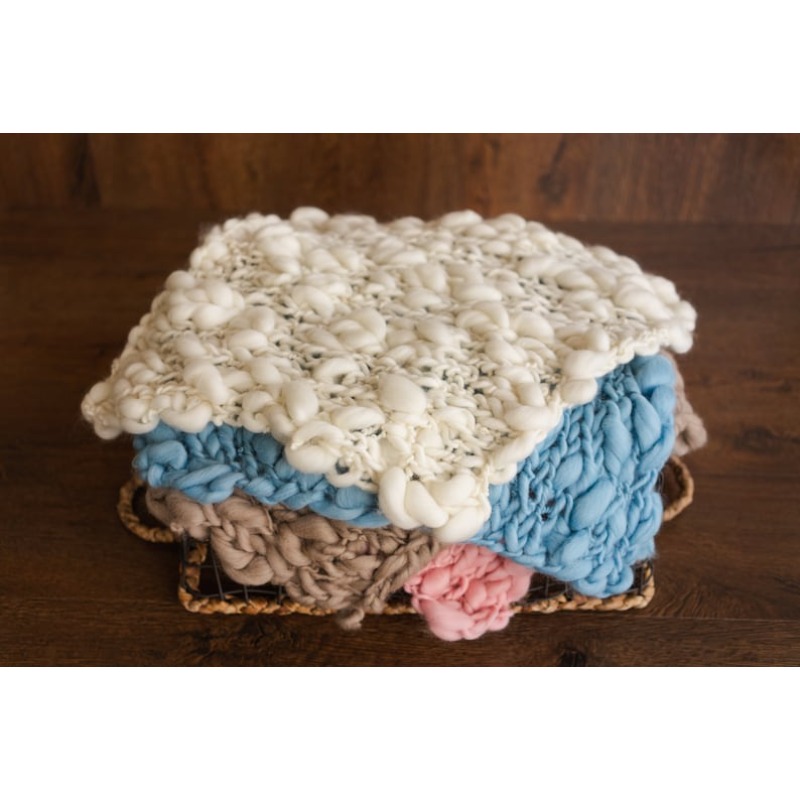 Gebreide merinowol babydeken - - Baby Swaddle Blanket recensie en prijs