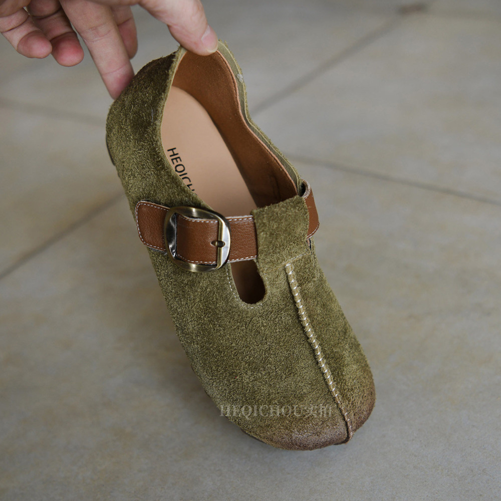 Dames Khaki Groene Echt Suède  - Baby Products For Summer recensie en prijs