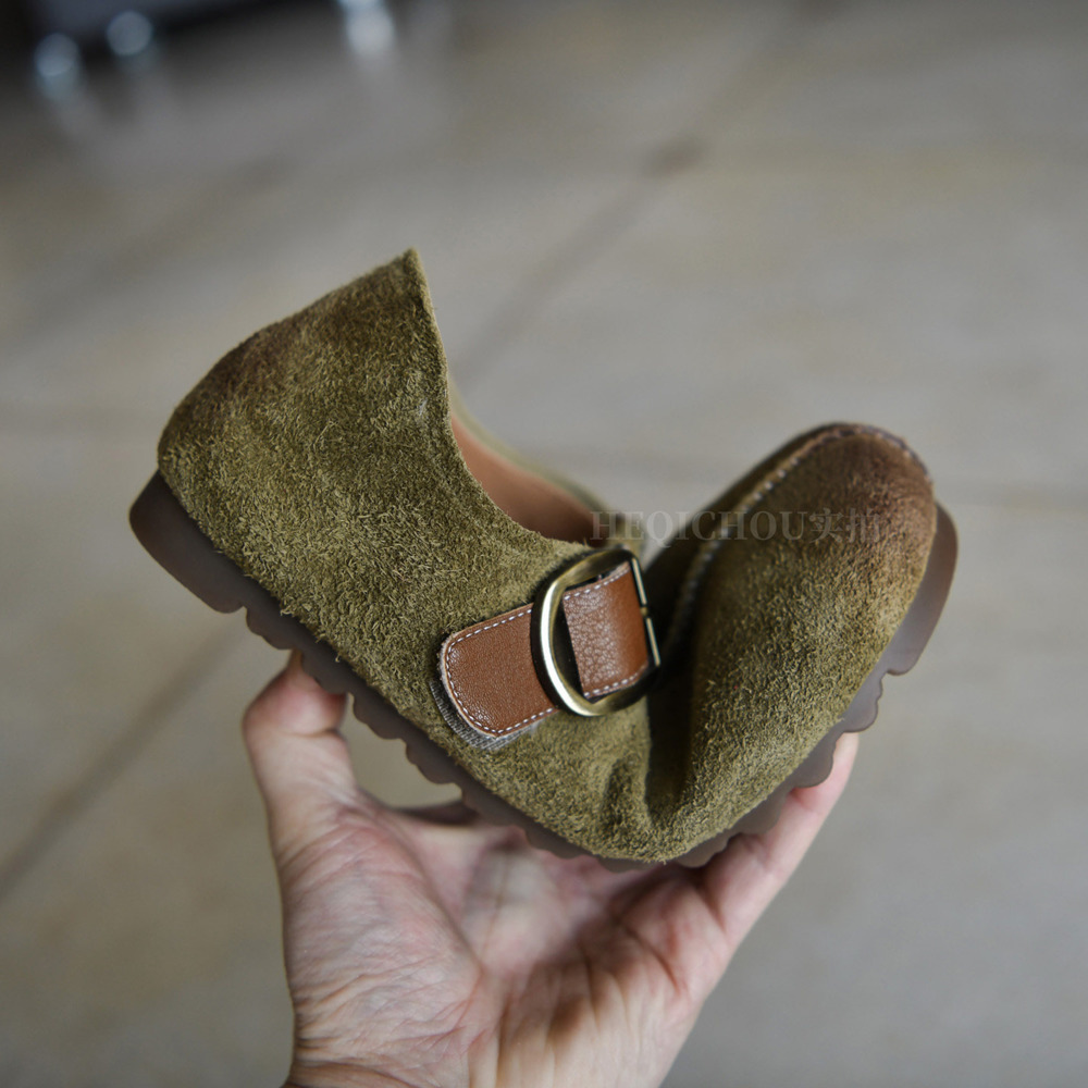 Dames Khaki Groene Echt Suède  - Baby Products For Summer recensie en prijs