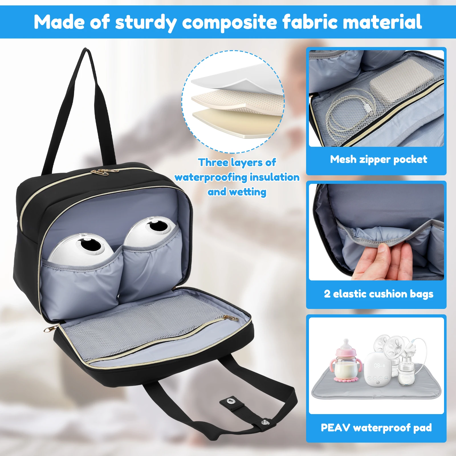 Opbergtas voor borstkolven met - Baby Products Pack recensie en prijs
