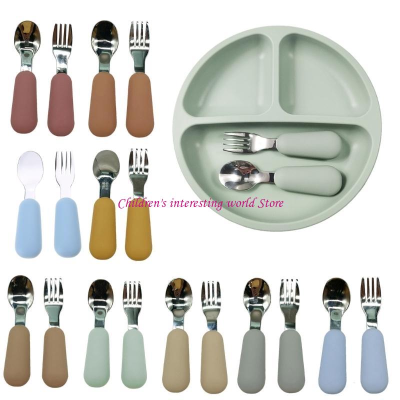 Baby Fork & Spoon Set 2pcs bab - Baby Led Weaning Set recensie en prijs