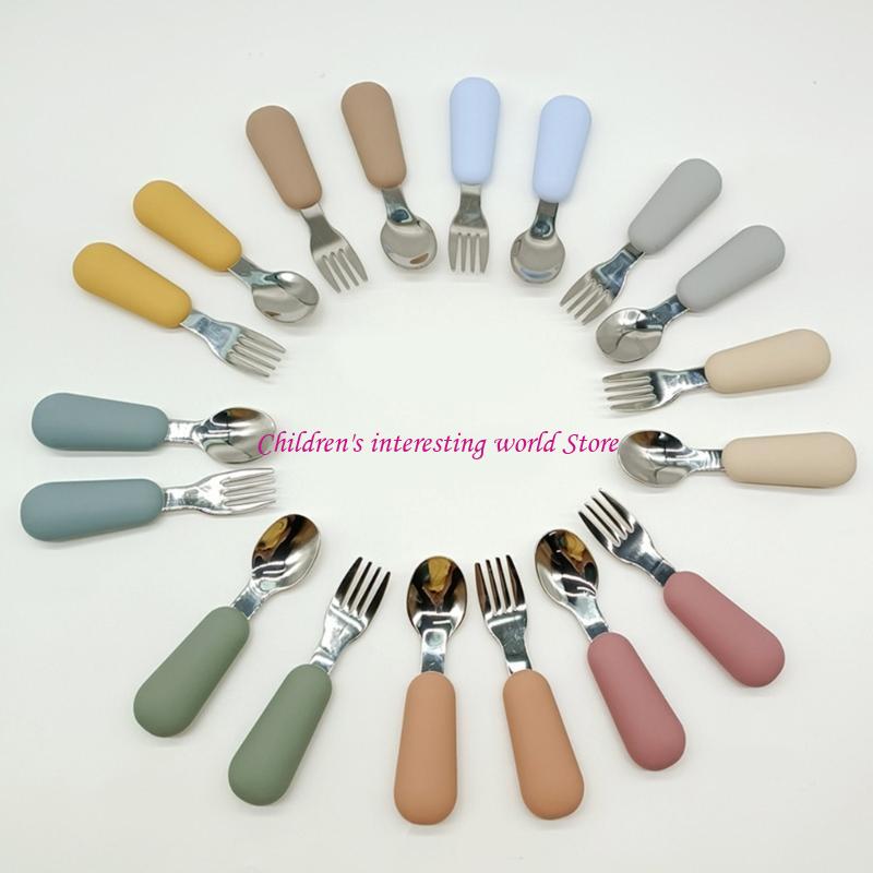 Baby Fork & Spoon Set 2pcs bab - Baby Led Weaning Set recensie en prijs