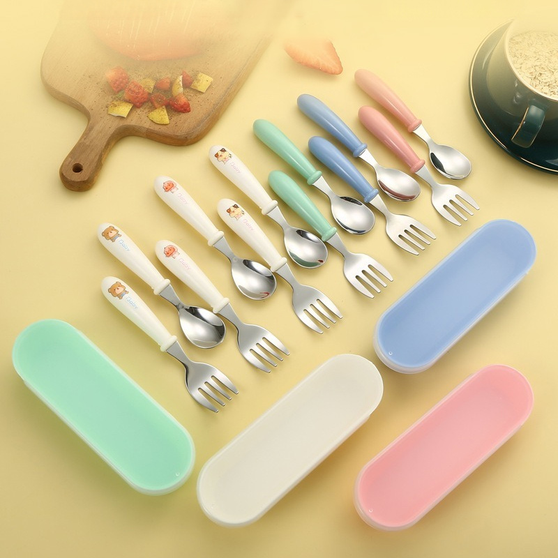 304 roestvrijstalen kindergere - Baby Led Weaning Set recensie en prijs