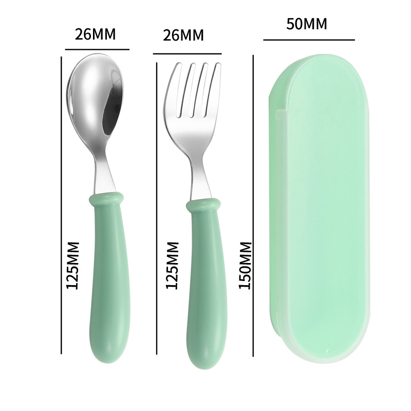 304 roestvrijstalen kindergere - Baby Led Weaning Set recensie en prijs