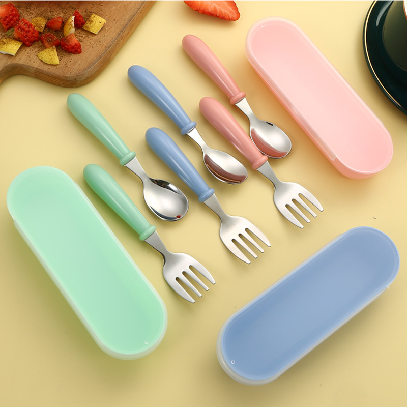 304 roestvrijstalen kindergere - Baby Led Weaning Set recensie en prijs