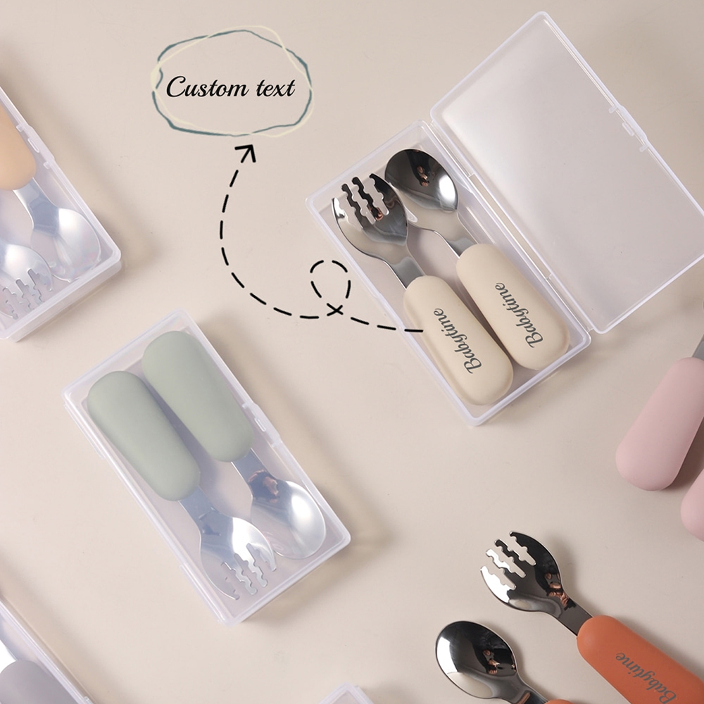 Gepersonaliseerde baby lepels  - Baby Led Weaning Set recensie en prijs