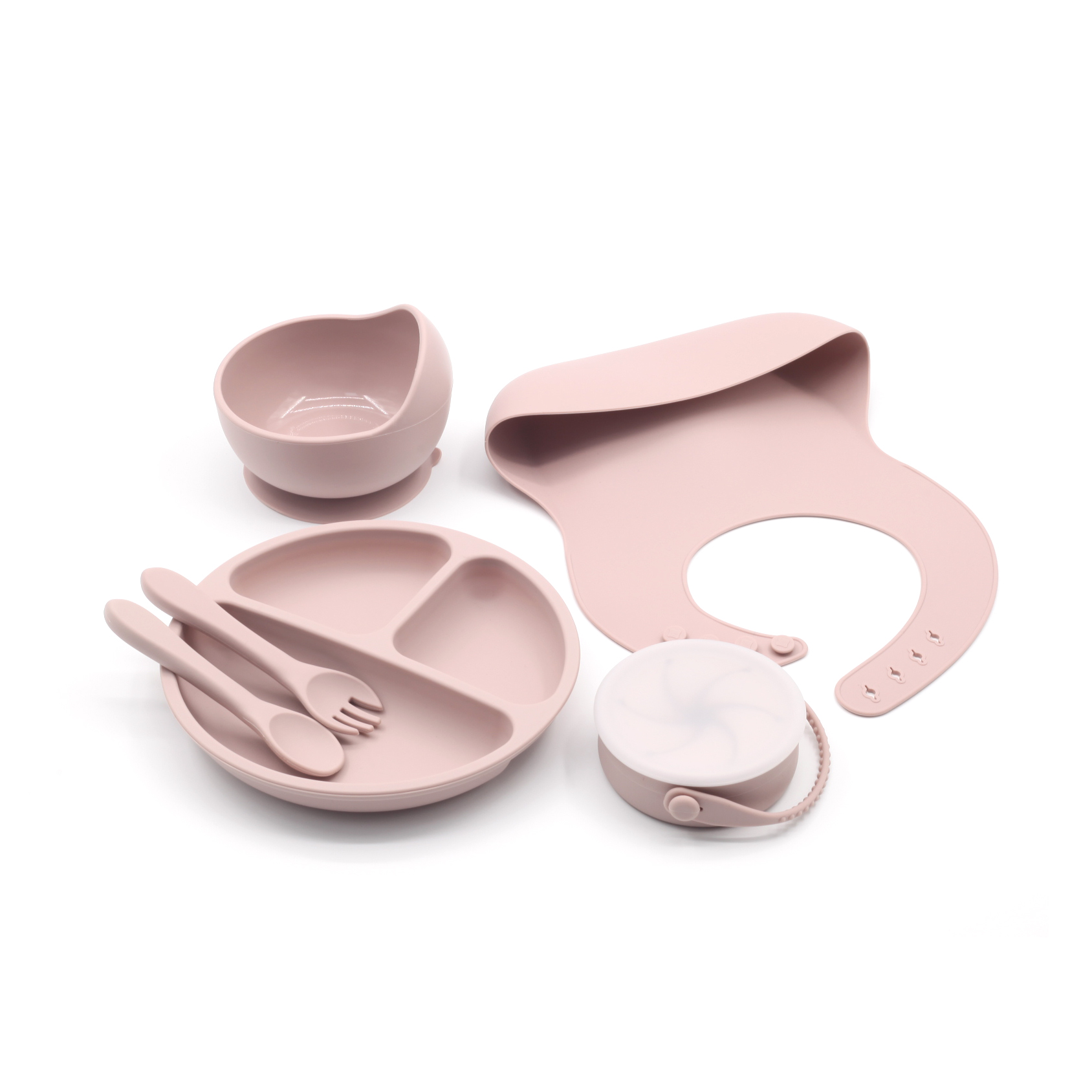 Silicone babyvoedingsset, zuig - Baby Led Weaning Set recensie en prijs