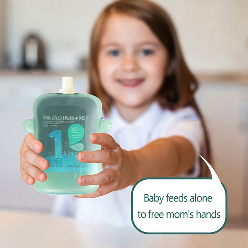 Zelfvoedende Baby Voedsel Zakj - Baby Led Weaning Set recensie en prijs