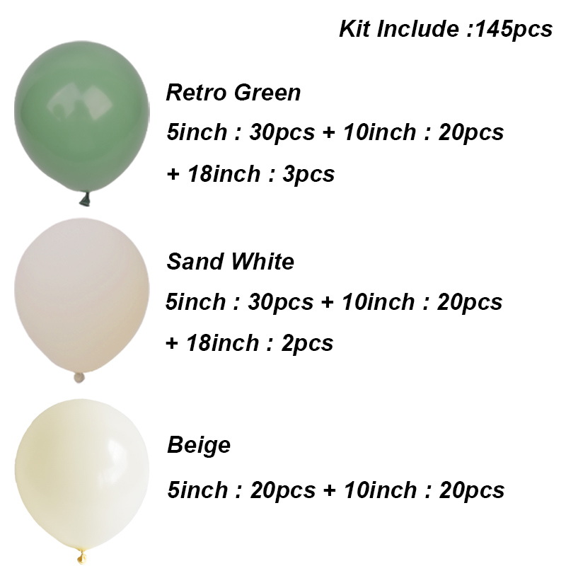 Crème Beige Groene Ballon Garl - Baby Products Kit Set recensie en prijs